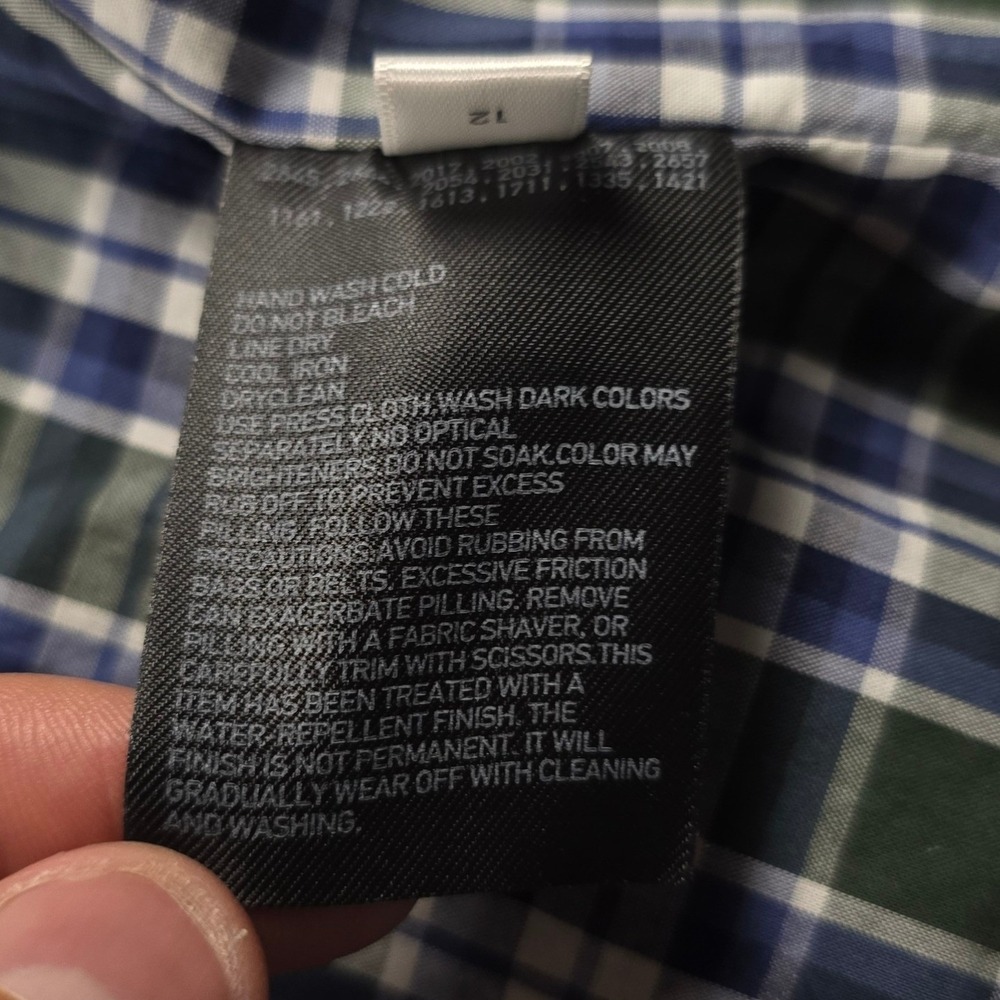 Uniqlo Harrington Jacket Green Plaid Lined Full Zip Baracuta Bomber Men's Large - Picture 10 of 14